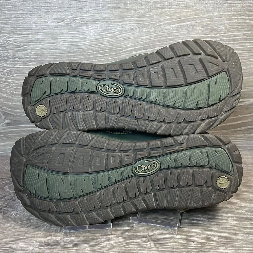 Chaco Odyssey Olive Green Waterproof Little Boy Sz 3 Hook & Loop Strap Sandals